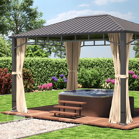 Gazebo da giardino Sunset Superior, 3×4 m