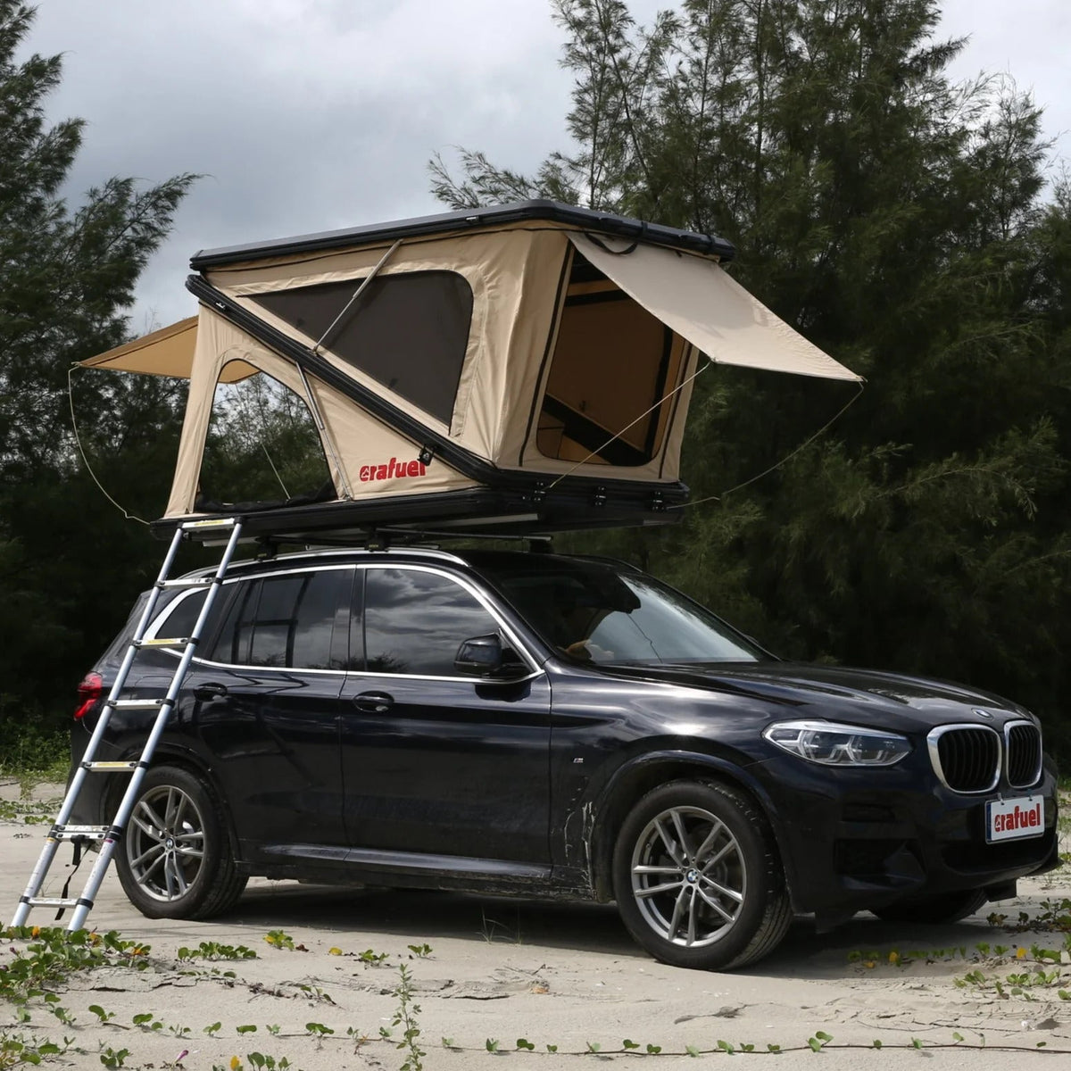Tenda da tetto a guscio in Alluminio - 2 Persone