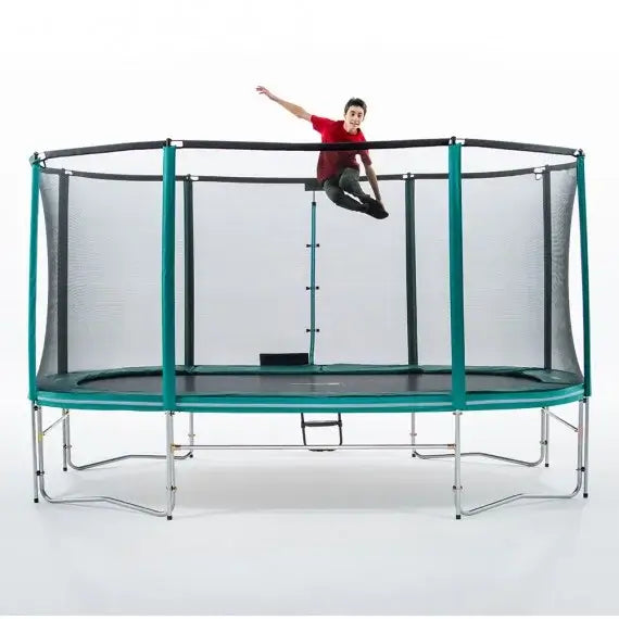 Trampolino Ovale 490cm con rete di protezione