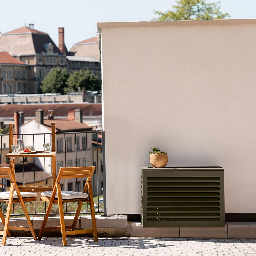 Copertura per condizionatore e pompa di calore