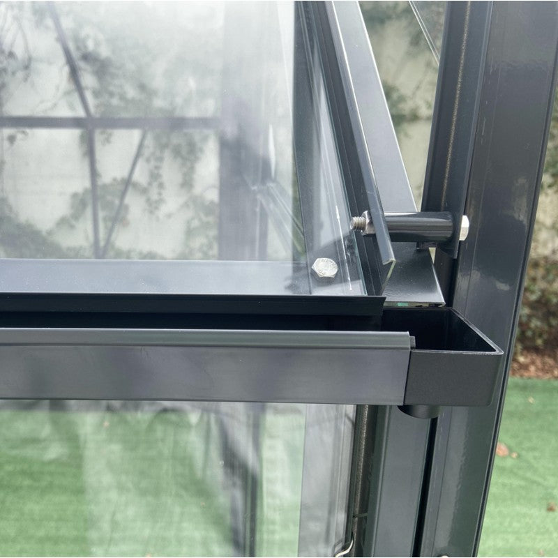 Serra da Giardino 14,52m² in Alluminio Antracite e Vetro Temperato 4mm - Prima
