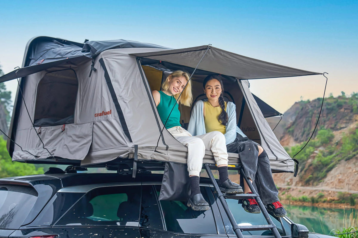 Tenda da Tetto a Guscio In Alluminio - 4 Persone