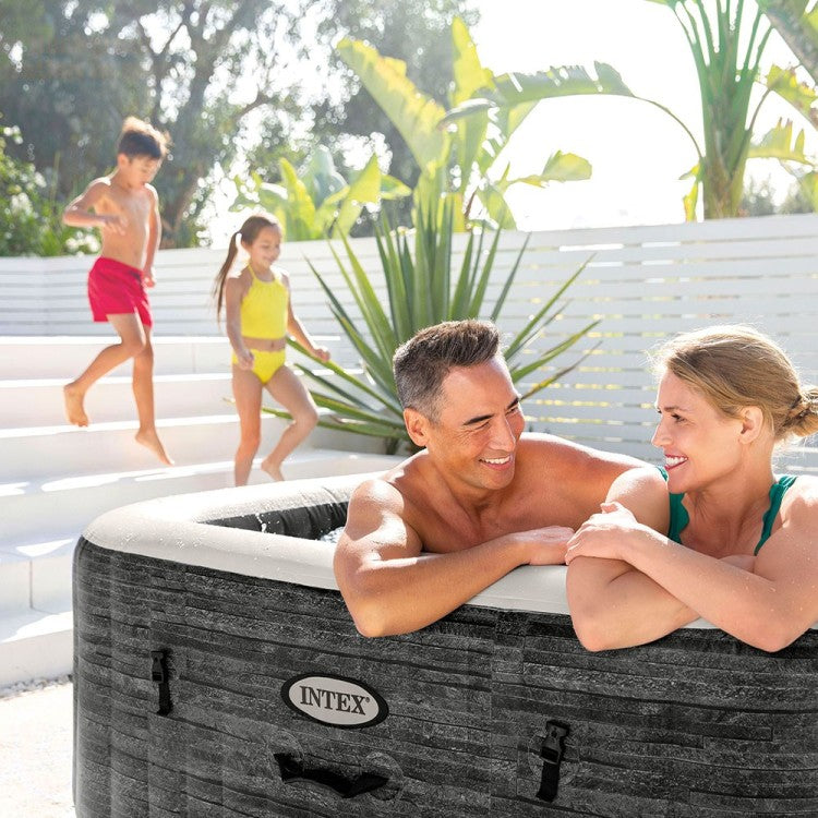 Spa Gonfiabile Ardesia 4 posti + Copertura termica