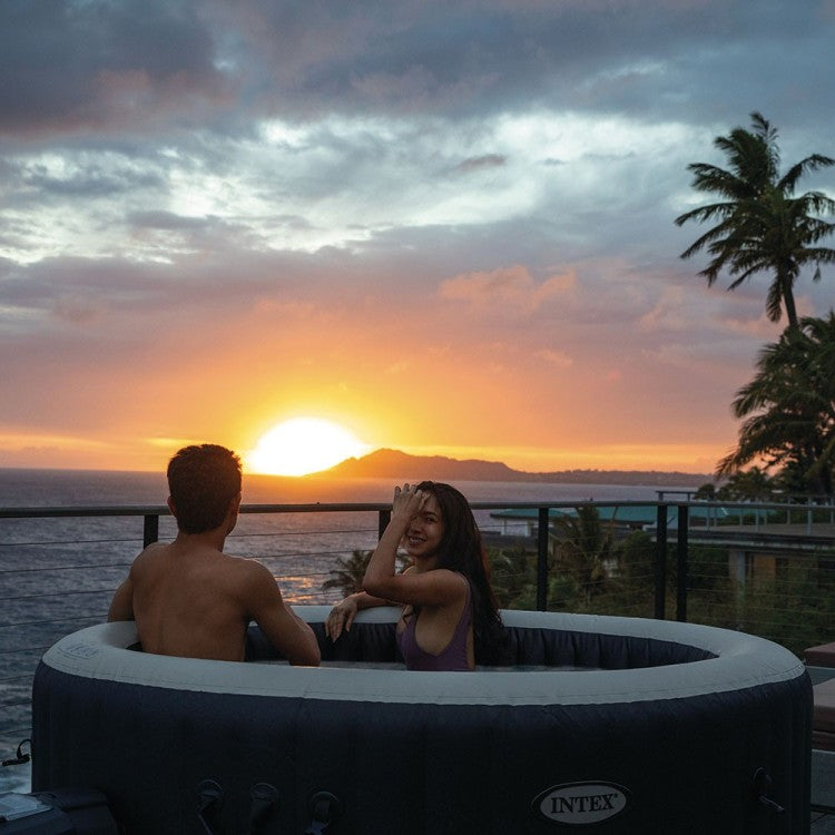 Spa Gonfiabile Blu Marino 4 posti + Copertura termica