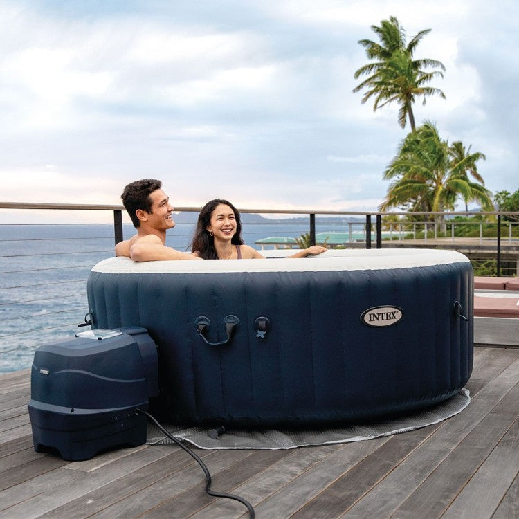 Spa Gonfiabile Blu Marino 4 posti + Copertura termica
