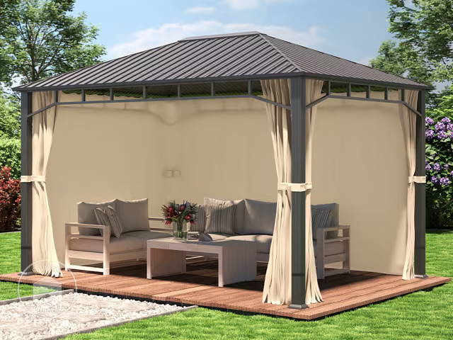 Gazebo da giardino Sunset Superior, 3×4 m