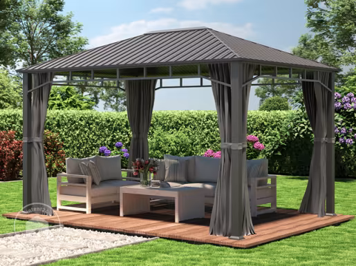 Gazebo da giardino Sunset Superior, 3×4 m
