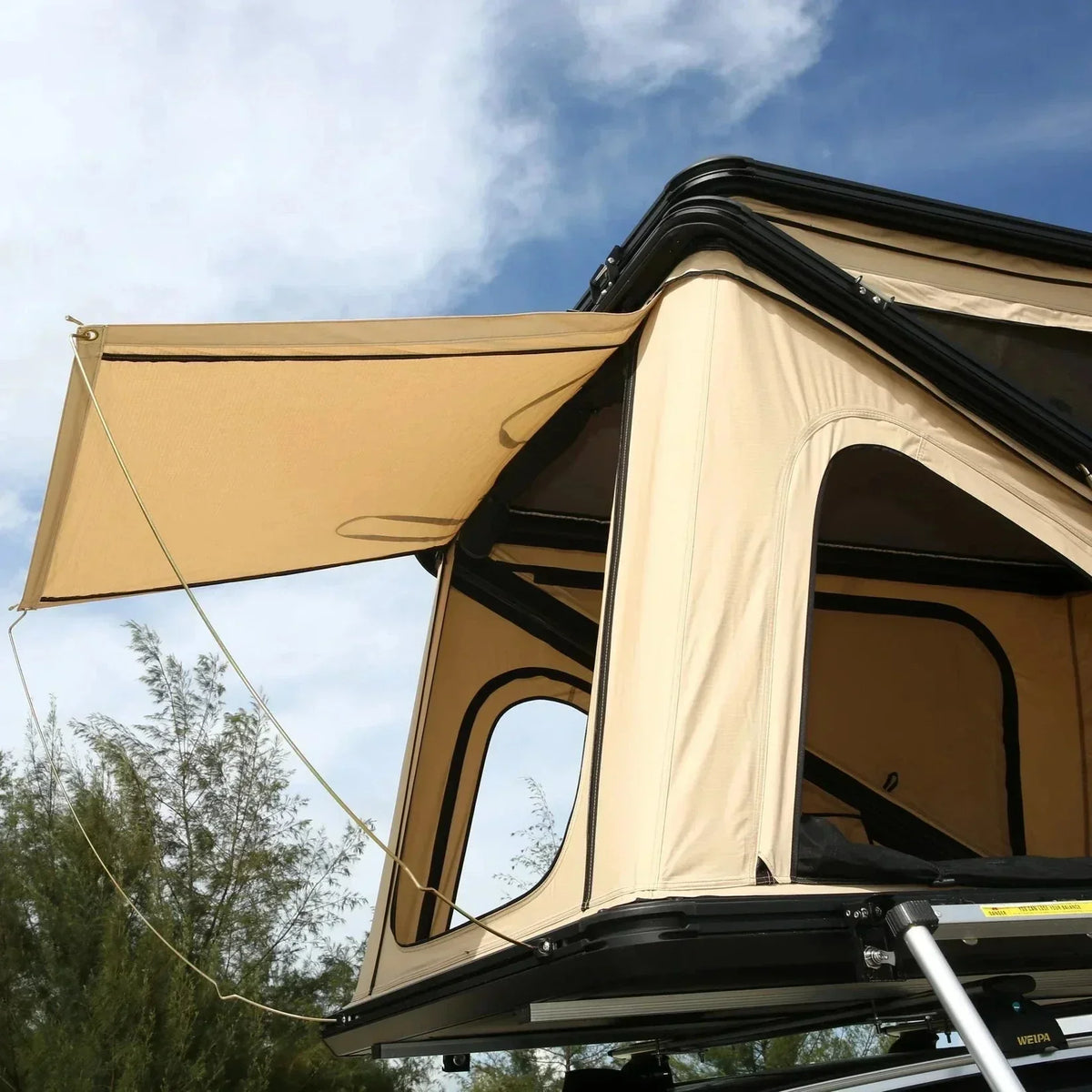 Tenda da tetto a guscio in Alluminio - 2 Persone
