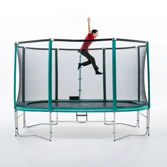 Trampolino Ovale 430cm con rete di protezione