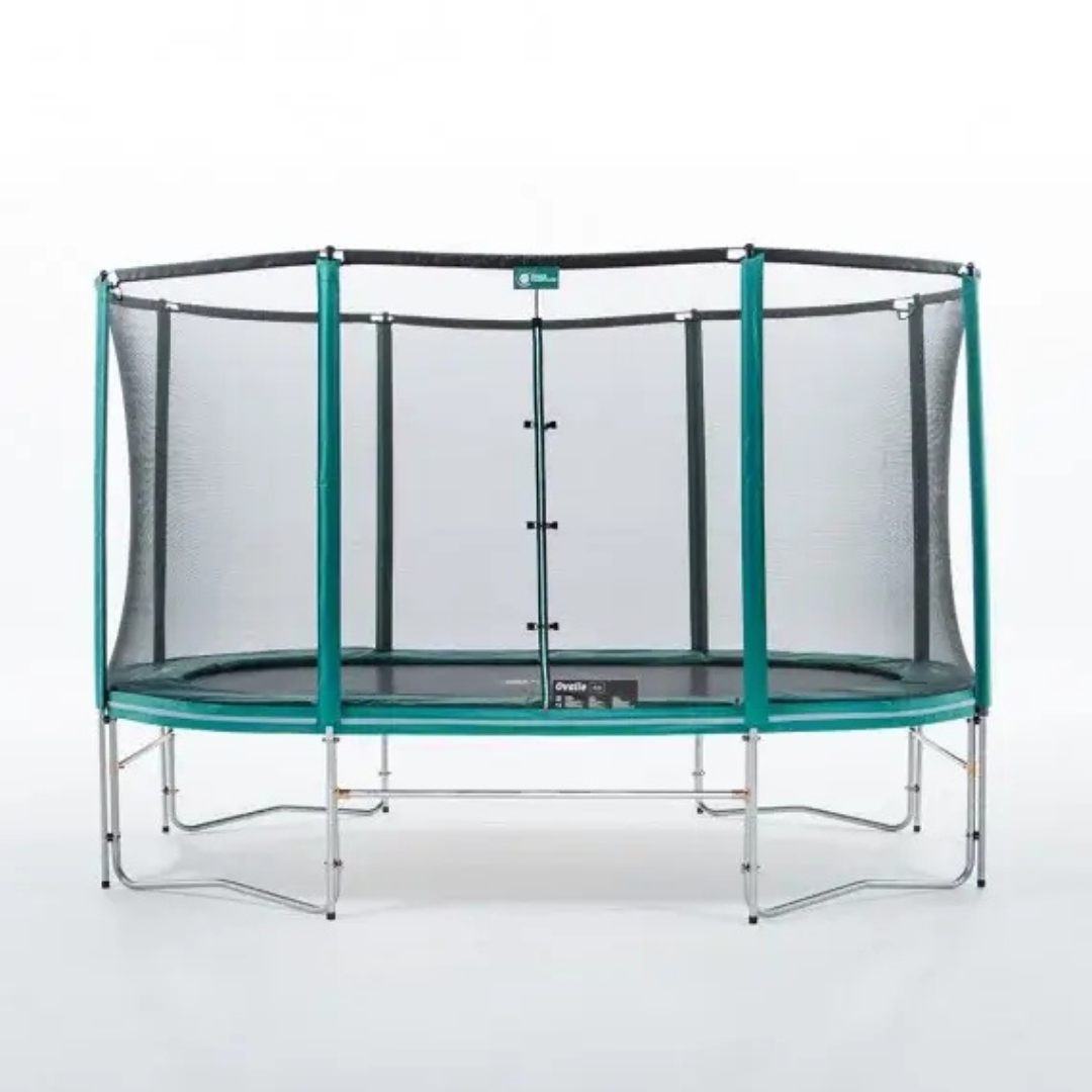 Trampolino Ovale 430cm con rete di protezione