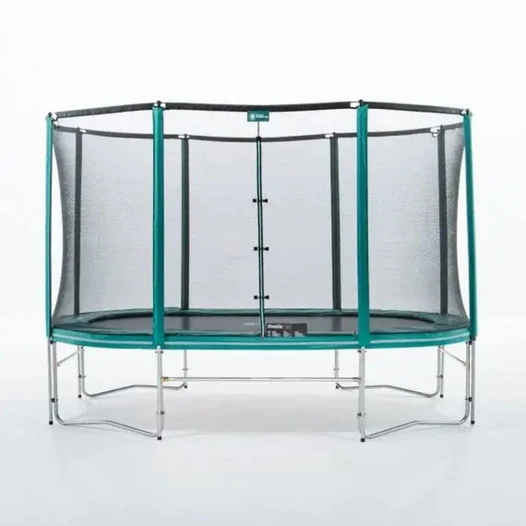 Trampolino Ovale 360cm con rete di protezione