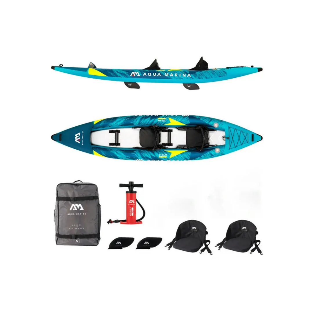 Kayak Gonfiabile Aqua Marina Steam 412 per 2 persone