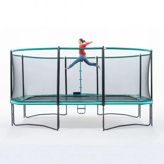 Trampolino Rettangolare 500cm con rete di protezione