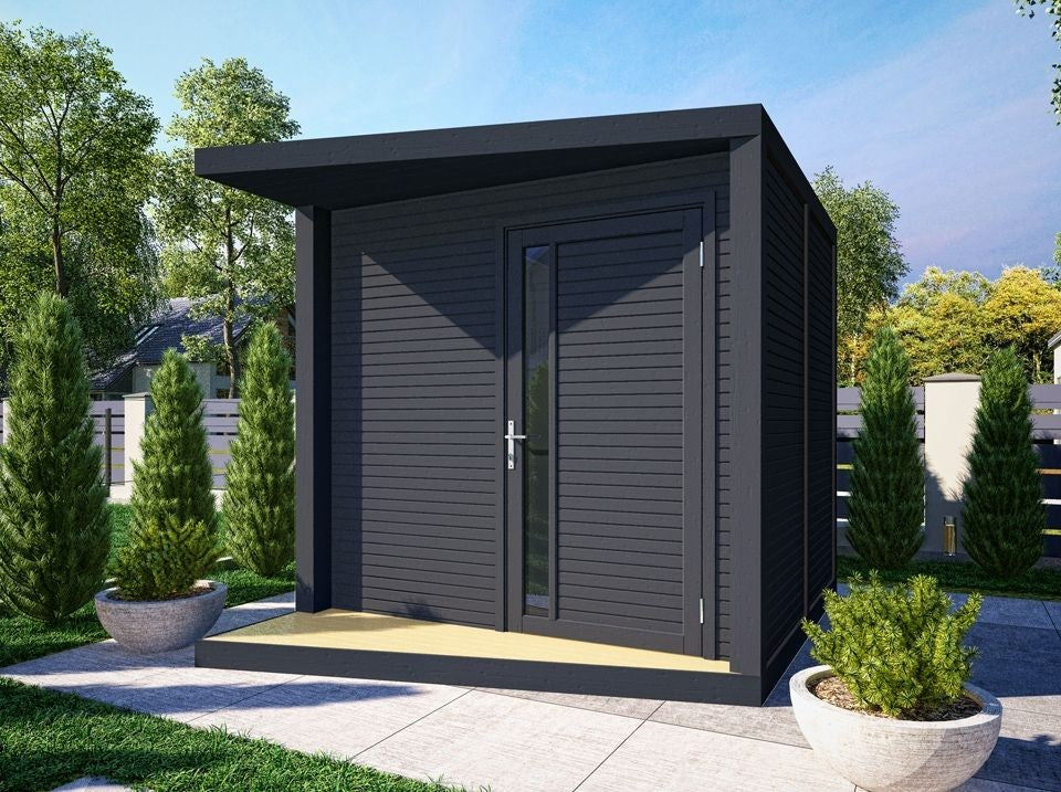 Casetta da Giardino NERO – 6 m²