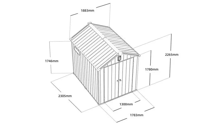 Casetta da Giardino Larimar - 4.11m²