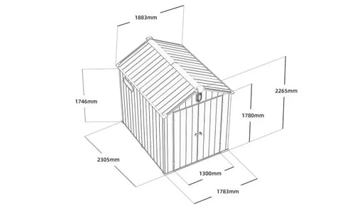 Casetta da Giardino Larimar - 4.11m²