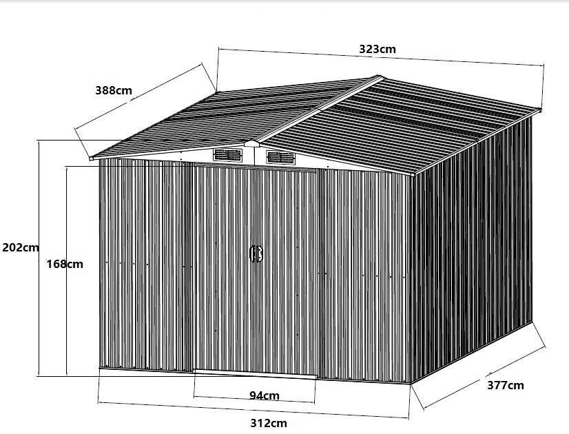 Casetta da Giardino GARIO 12,5 m²