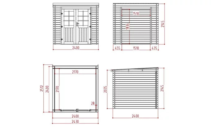 Casetta da Giardino Guidel 4.71m²
