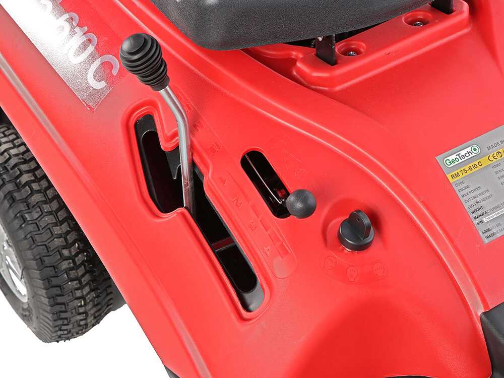 Trattorino tosaerba Geotech RM 75-610 C