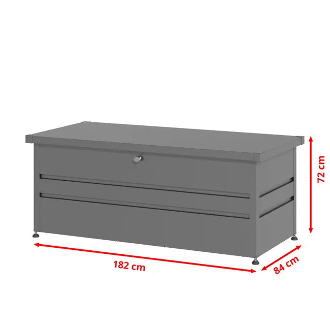 Primeyard - Baule da giardino 182x84x72cm