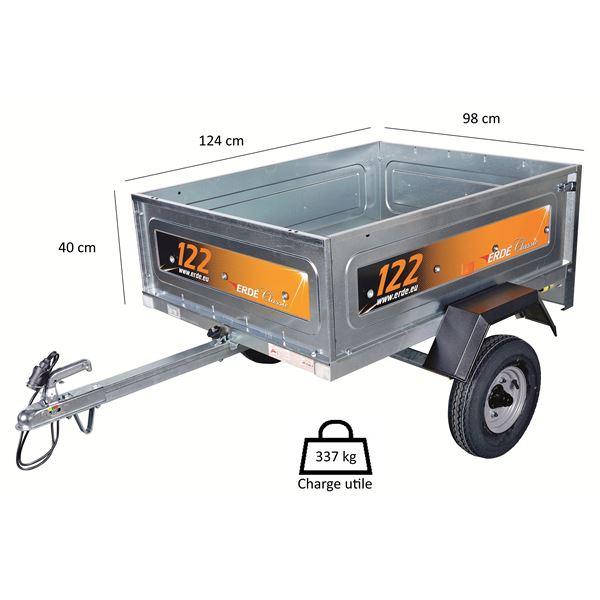 Rimorchio ERDE 122 Classic