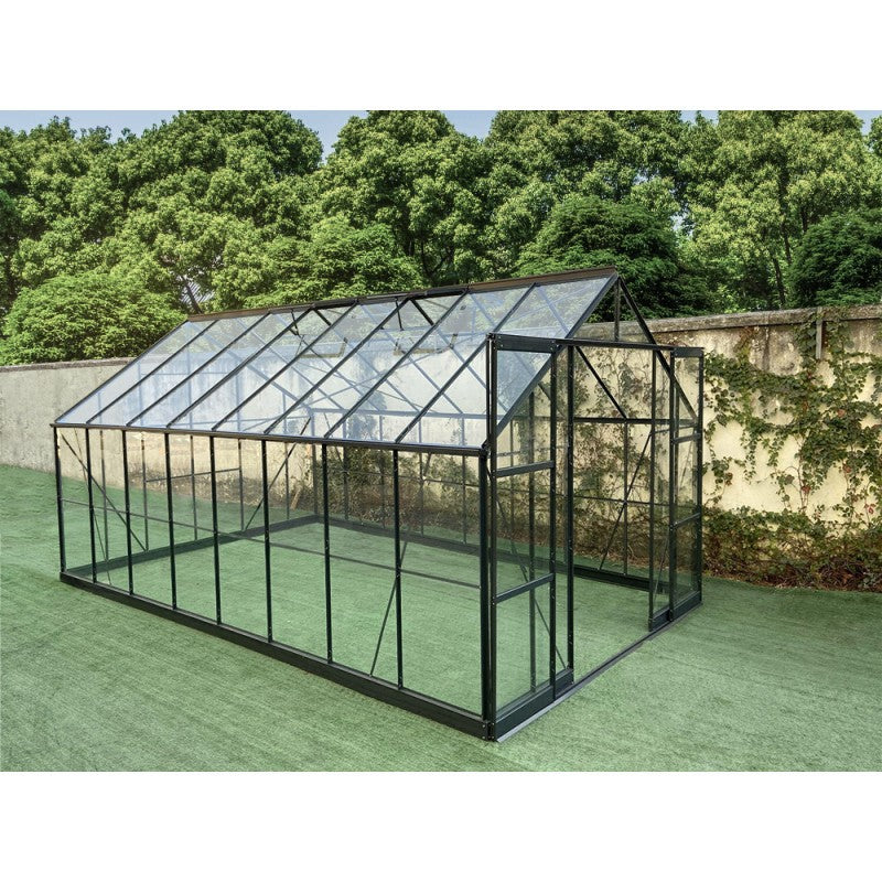 Serra da Giardino 14,52m² in Alluminio Antracite e Vetro Temperato 4mm - Prima