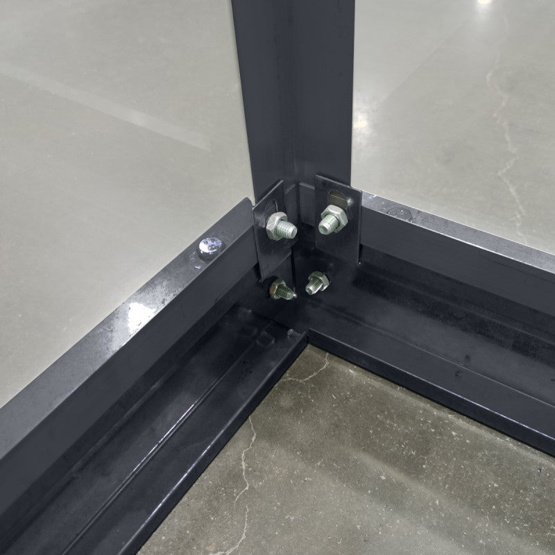 Serra da Giardino 4,57m² in Alluminio Antracite e Vetro Temperato 4mm - RINCA